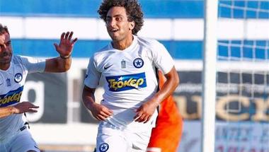 عمرو وردة يتألق ويسجل هدفين لأتروميتوس في كأس اليونان