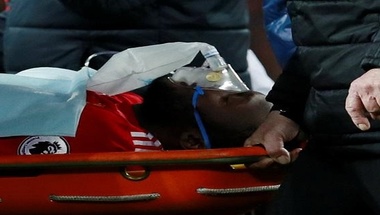 إصابة مروعة لـ #لوكاكو خلال مواجهة #مانشستر_يونايتد و#ساوثهامبتون