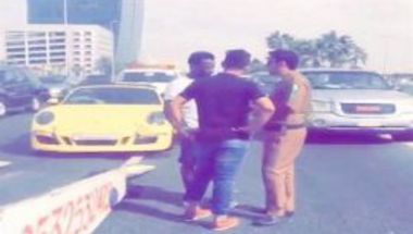 بالفيديو: فهد المولد يتعرض لحادث مروري