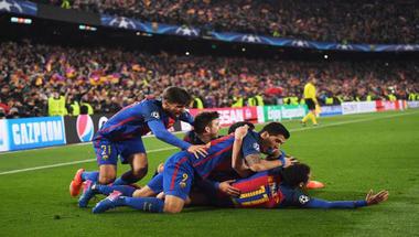 برشلونة أول فريق أوروبي يعود من أربعة أهداف