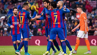 برشلونة يقصف أوساسونا بسباعية ويفرض ضغطا رهيبا على ريال مدريد