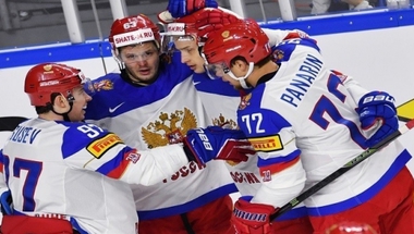 روسيا تهزم المانيا في بطولة العالم لهوكي الجليد