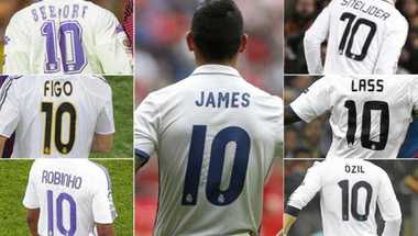 FilGoal | اخبار | من يرتدي قميص جيمس "الملعون" في ريال مدريد