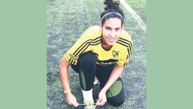 نوف العنزي... أول لاعبة إماراتية في الدوري المصري