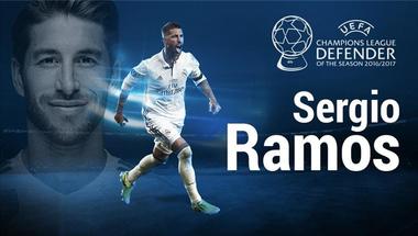 راموس أفضل مُدافع في الموسم الأوروبي الماضي