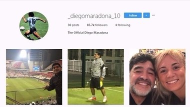 إنستغرام النجوم| مارادونا ينشر 30 صورة في ساعتين!
