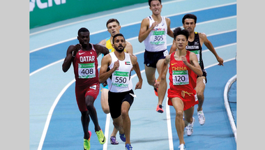معيوف يتأهل إلى نصف نهائي سباق 800 متر آسيوياً