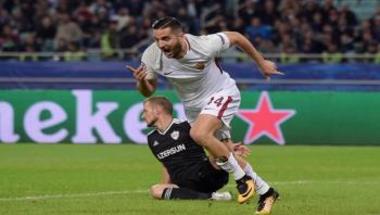 مانولاس يحرز هدف روما المئوي بدوري الأبطال
