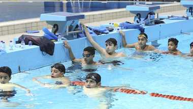 مستقبل سباحة السعودية يواصلون معسكر الرياض
