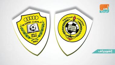 اتحاد كلباء يأمل بالفوز الأول على الوصل في دوري الخليج العربي
