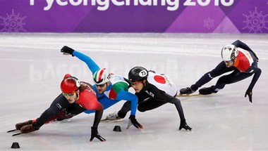 الكندي جيرار ينتزع ذهبية التزلج السريع في الأولمبياد الشتوي