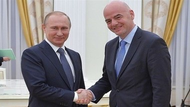 اجتماع مرتقب بين بوتين وإنفانتينو بشأن المونديال