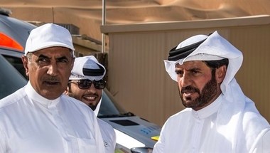 محمد خلفان الرميثي يزور رالي أبوظبي الصحراوي