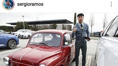 شاهد سيارة قائد ريال مدريد الغريبة 