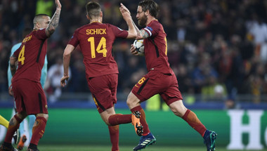 روما يحقق إنجازا تاريخيا ويقصي برشلونة من ربع النهائي