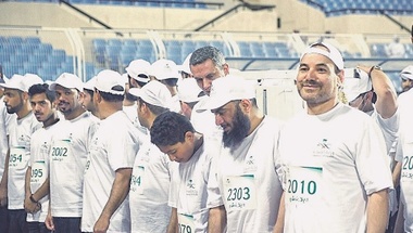 300 مشارك في سباق «يلا نمشي» بالأحساء