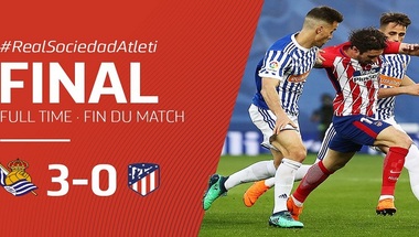 أتليتكو مدريد يسقط بثلاثية أمام ريال سوسيداد