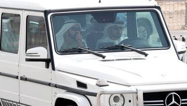 محمد بن راشد يشهد اليـوم السادس من مهرجان المرموم للهجن