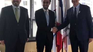 عبدالعزيز الفيصل يبحث سبل التعاون مع رئيس «الأولمبية الفرنسية»