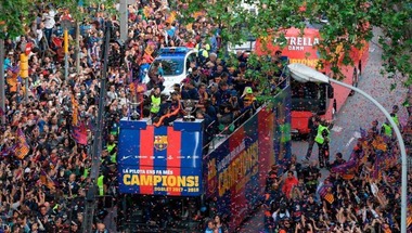 برشلونة.. احتفال رغم الخيبة