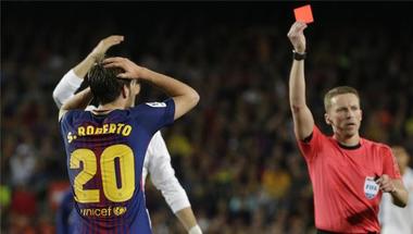 برشلونة يتخذ قرارًا تجاه عقوبة روبيرتو 