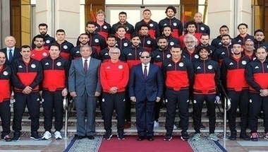 السيسي يستقبل غداً منتخب مصر قبل السفر لمونديال روسيا 2018