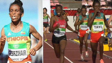 بالصور: عداءة إثيوبية تحير الجميع في بطولة العالم لألعاب القوى بسبب سنها