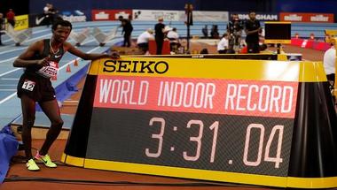 الإثيوبي تيفيرا يحطم رقم المغربي الكروج في سباق 1500 متر