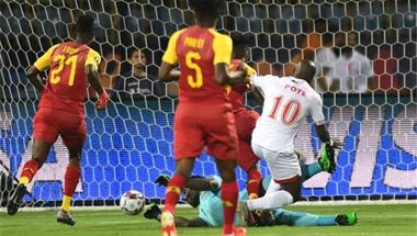 بالفيديو | بوتي يتعادل لمنتخب بنين مع غانا ويدخل تاريخ كأس أمم إفريقيا بهدفين