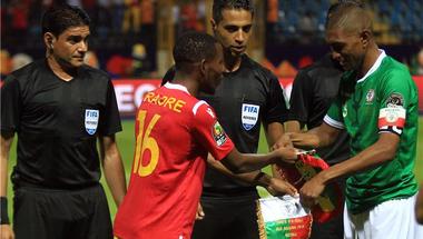 أمين عمر: راضِ عن مشاركتي في كأس أمم إفريقيا.. وتوقعت إدارة مباراة واحدة لهذا السبب