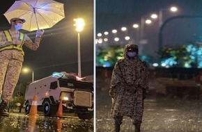 صور بألف معنى لرجال الأمن يقومون بمهام عملهم تحت الأمطار - صحيفة صدى الالكترونية - الرياضة