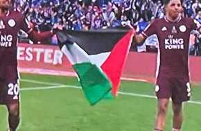 لاعبو ليستر سيتي ترفع علم فلسطين في احتفالات الكأس  | المصري اليوم - الرياضة